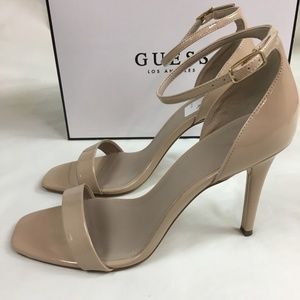 Guess Light Natural Nude Sandal Celie 3 Size 10 M